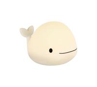 Eglo Lampada da notte a LED Castellino, luce notturna comodino batteria, decorazione per la cameretta dei bambini, funzione touch, forma di balena, bianco, colore luce: bianco caldo, RGB