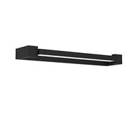 Applique Moderna Gemiliana Acciaio Nero Led Integrato 8,9W