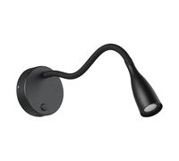 Eglo Lampada da parete a LED Olivandino 1, collo di cigno, luce lettura