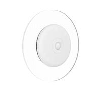 Eglo Lampada da parete a LED per interni Trepella, batteria, dimmerabile con telecomando, faretto senza fili sensore di movimento, bianco e trasparente, effetto caldo RGB, Ø 11,5 cm