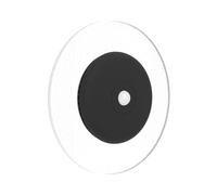 Eglo Lampada da parete a LED per interni Trepella, batteria, dimmerabile con telecomando, faretto senza fili sensore di movimento, nero e trasparente, effetto bianco caldo RGB, Ø 11,5 cm