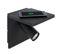 Eglo Lampada da parete Ciglie, lampada da parete a 1 fiamma, materiali: