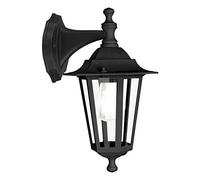 Applique Contemporanea Da Esternoo Laterna 4 1 Luce Alluminio Fuso Nero