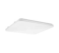 Plafoniera Moderna Frania Acciaio Bianco Luce Led Integrato 50W Ip20