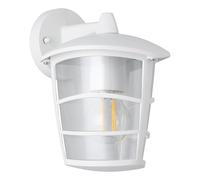 Applique Contemporanea Da Esterno Aloria 1 Luce Orientata Alluminio Fuso Bianco