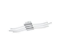 Plafoniera Moderna Roncade Led Alluminio Cromo H4,5Cm