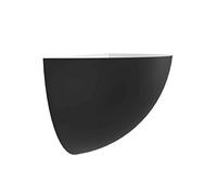 EGLO lampada da parete per interni Tanura, lampada ad angolo per illuminazione indiretta, lampada minimalista in metallo nero, per corridoio e soggiorno, attacco E27