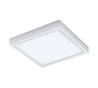 EGLO Lampada da soffitto a Led per esterno Argolis, Plafoniera da esterno a 1 luce per parete e soffitto, Lampadario da soffitto in alluminio e plastica, bianco, IP44