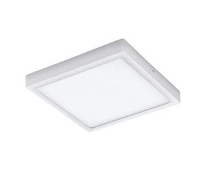 EGLO Lampada da soffitto a Led per esterno Argolis, Plafoniera da esterno a 1 luce per parete e soffitto, Lampadario da soffitto in alluminio e plastica, bianco, IP44
