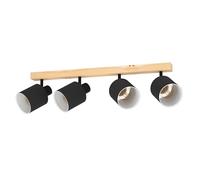 Eglo lampada da soffitto Batallas, lampada da soffitto a quattro fiamme