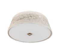 EGLO lampada da soffitto Donado, plafoniera, acciaio bianco, nickel