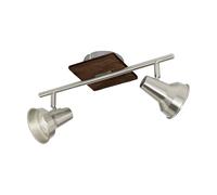 Eglo lampada da soffitto Filipina, luce da soffitto con 2 spot, barra spot