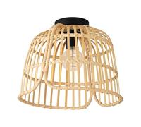 Plafoniera Vintage Glyneath Acciaio Nero 1 Luce E27