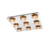 EGLO lampada da soffitto LED Torano, dimmerabile, acciaio cromato