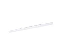 Plafoniera Moderna Salobrena 1 Alluminio Bianco Luce Led Integrato 38W