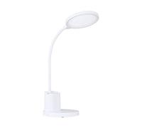 Lampada Da Tavolo Minimal Brolini Policarbonato Bianco Luce Led Integrato 2,1W