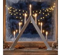 Eglo Lampada Da Tavolo Candelabro Piramide Natale Holz LED Bianco H 64,5 cm [EEK: Non valutato]