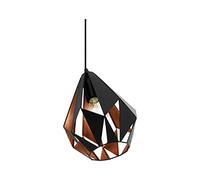 Eglo lampada da tavolo Carlton 1, lampada vintage a 1 fiamma, lampada