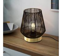 EGLO Lampada da tavolo Escandidos, nero/oro EGLO