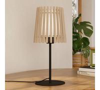 Lampada Da Tavolo Contemporanea Fattoria Acciaio Nero 1 Luce E27