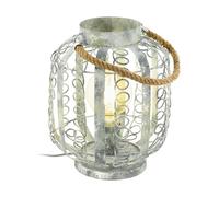 EGLO lampada da tavolo Hagley, lampada da tavolo vintage a 1 | fiamma, retro, lampada da comodino in acciaio crema-oro, con interruttore, attacco E27