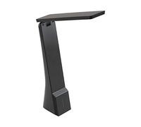 Lampada Da Tavolo Moderna La Seca Policarbonato Nero Luce Led Integrato 1,8W