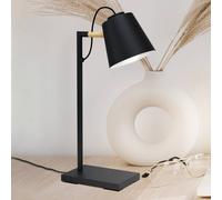 EGLO Lampada da tavolo Lacey, altezza 48,5 cm, nero, acciaio EGLO