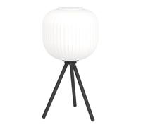 Eglo lampada da tavolo Mantunalle, lampada da comodino treppiede