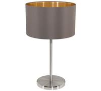 Lampada da tavolo di tessuto Maserlo, cappuccino EGLO