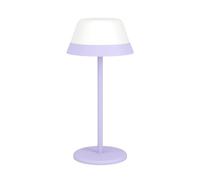 Lampade Da Tavolo Esterno Moderna Meggiano Policarbonato Viola E Bianco Led