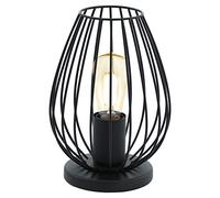 Lampada Da Scrivania Industrial Newtown 1 Luce Acciaio Nero