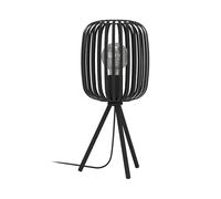 Lampada Da Tavolo Minimal Romazzina Acciaio Nero 1 Luce E27