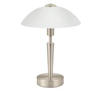 EGLO Lampada da comodino Solo 1, nichel, bianco EGLO