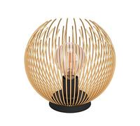 Lampada Da Scrivania Industrial Venezuela 1 Luce Acciaio Nero E Oro