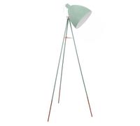 Piantana Contemporanea Dundee 1 Luce Acciaio Verde E Rame Verde Menta
