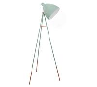Piantana Contemporanea Dundee 1 Luce Acciaio Verde E Rame Verde Menta