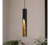 EGLO Lampada LED a sospensione Barbotto nero/oro 1 luce EGLO