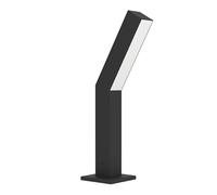 Eglo Lampada LED a terra per esterni Ugento, lampada per giardino e patio, in metallo nero, IP44, altezza 36 cm, bianco caldo