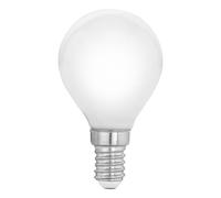 EGLO Lampadina LED E14 P45 4W, bianco caldo, opale EGLO