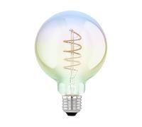 Eglo lampadina LED E27 dimmerabile colorata, globo a spirale