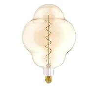 Eglo Lampadina XXL E27, dimmerabile, a spirale, stile rétro, molto grande, color ambra, 4 W, 200 lumen, luce bianca calda, 2000 K, lunghezza 29 cm
