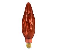 Eglo Lampadina XXL E27, dimmerabile, a spirale, stile rétro, molto grande, color rame, 4 W, 20 lumen, luce bianca calda, 2000 K, lunghezza 25,5 cm