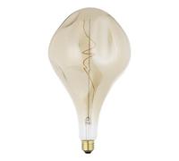 Eglo Lampadina XXL E27, dimmerabile, a spirale, stile rétro, molto grande, color ambra, 4 W, 220 lumen, luce bianca calda, 1800 K, lunghezza 28 cm