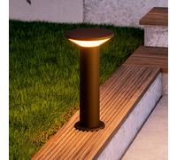 EGLO Lampioncino LED Rigosa, nero, altezza 35 cm, metallo EGLO