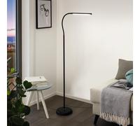 Piantana Moderna Laroa Policarbonato Nero Luce Led Integrato 4,2W