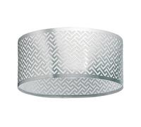 EGLO LEAMINGTON 1 - Plafoniera in acciaio 60 W, nichel opaco e cromato