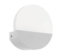 Eglo METRASS 1 Lampada da Parete in Alluminio, 4.5 W, Bianco