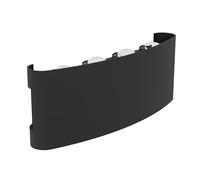 Eglo LED applique esterna Cosolenzo-E, lampada da parete con effetto lente, per esterni, in alluminio nero, luce calda, IP44