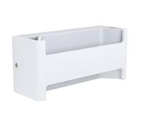 Eglo LED Applique Feloniche, lampada da parete a 1 fiamma, design minimalista, faretto da interno in alluminio e plastica, lampada per soggiorno, lampada da corridoio bianca trasparente