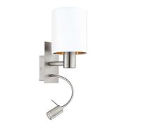 Eglo PASTERI Lampada da Parete 43.5 W, Nichel Opaco